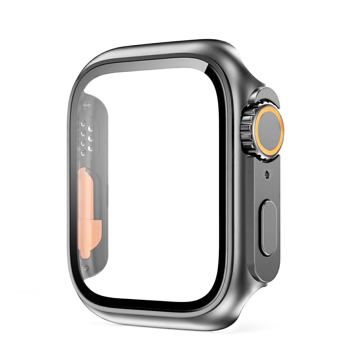 

Закаленная пленка и интегрированный защитный чехол для Apple Watch Ultra 2 S9876SE 44mm (S456 generation/SE)