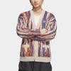 Adidas Originals Patterned Knit Long Sleeve Button-Up Unisex Tops Light-Khaki IX7818