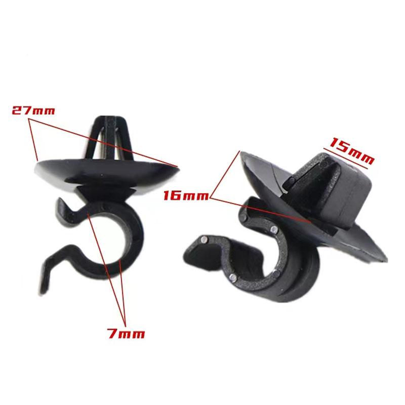 20 Clip Per Asta Di Bloccaggio Porta Auto (10 Paia) - Ricambio In Nylon Per Maniglia Porta Sinistra (nera) E Destra (bianca), Compatibili Con GM, Ford, Dodge, Jeep, Buick