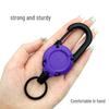 Outdoor Tactical Easy-Pull Telescopic Wire Rope Multifunction Keychain - Anti-Lost, Easy-Rebound
