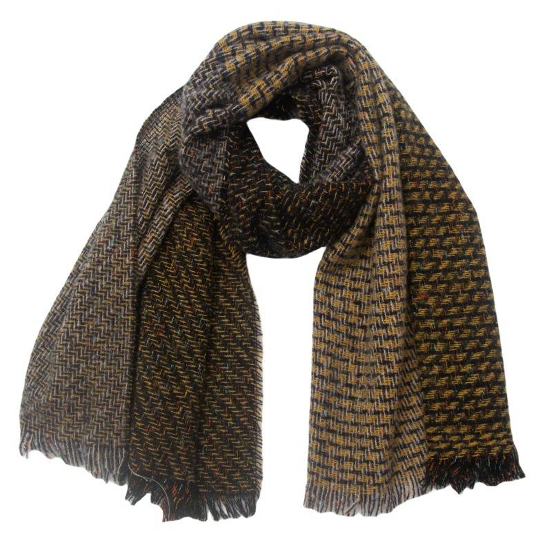 Ladies' New Double-Sided Thickened Versatile European And American Autumn And Winter Scarf, Air Conditioning Shawl