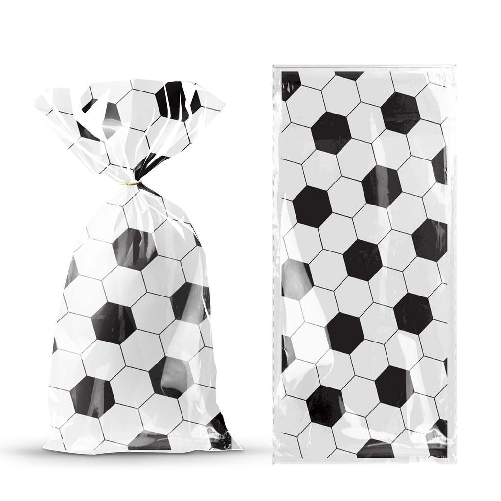 Champions League & World Cup Themed Candy Bags - 4-Piece Set for Football Parties
