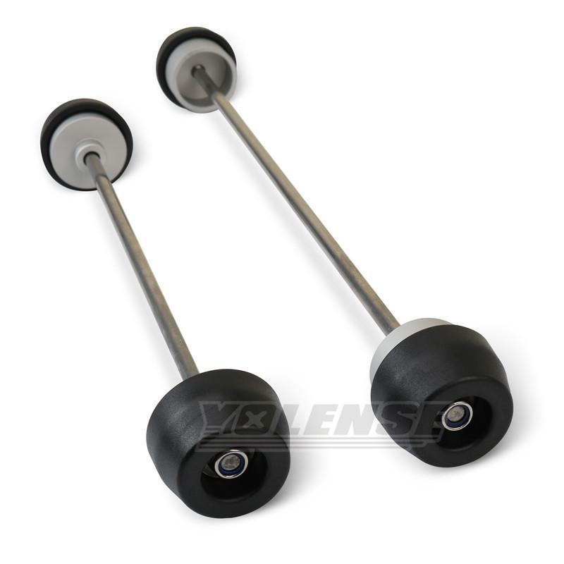 Motorcycle Accessories Front & Rear Axle Fork Crash Sliders Wheel Protector For ZX6R ZX636 ZX-6R ZX 6R -2024
