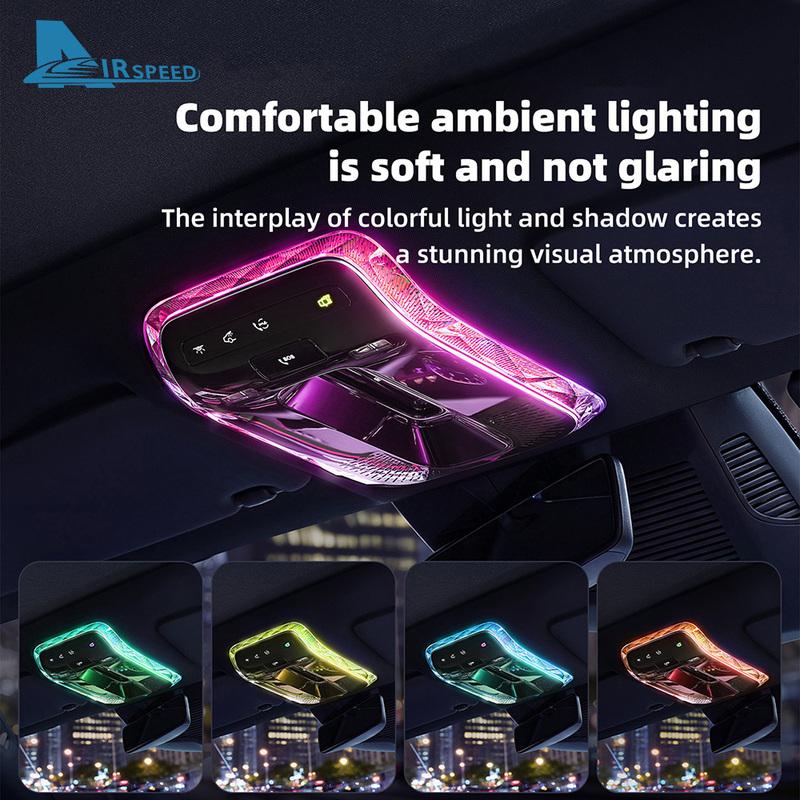 Crystal Reading Light Frames Trim Stickers For Mercedes Benz C GLC E Class W206 X254 W214 W233 EQS EQE GLE Interior Accessories