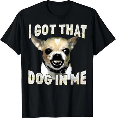 Ich habe diesen Hund in mir Lustiges Hund Chihuahua Liebhaber Männer Frauen T-Shirt unisex T-Shirt
