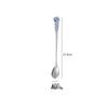 Cartoon Children's Stainless Steel Long Handle Spoon & Fork Set