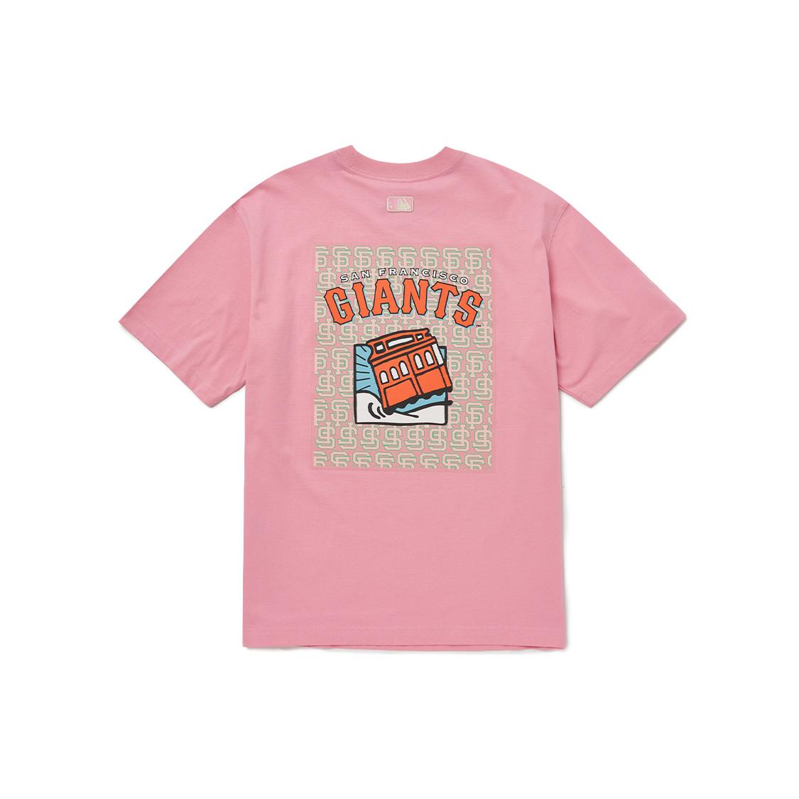 MLB CITY LIFE T Shirt Unisex Pink 3ATSC0124-14PKS XL