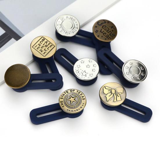 Extensor pentru nasturi retractabile pentru blugi, fără perforare, reciclabil, prelungitor pentru talie, cataramă, accesorii pentru îmbrăcăminte pentru femei, bărbați