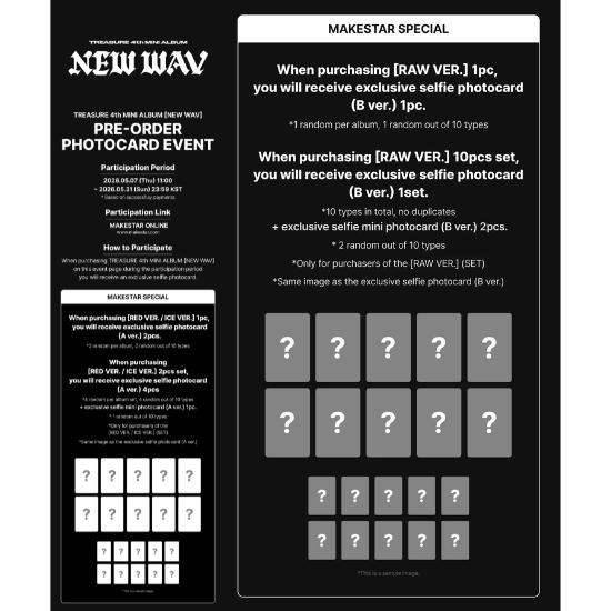 Select POB TREASURE 4th MINI ALBUM NEW WAV