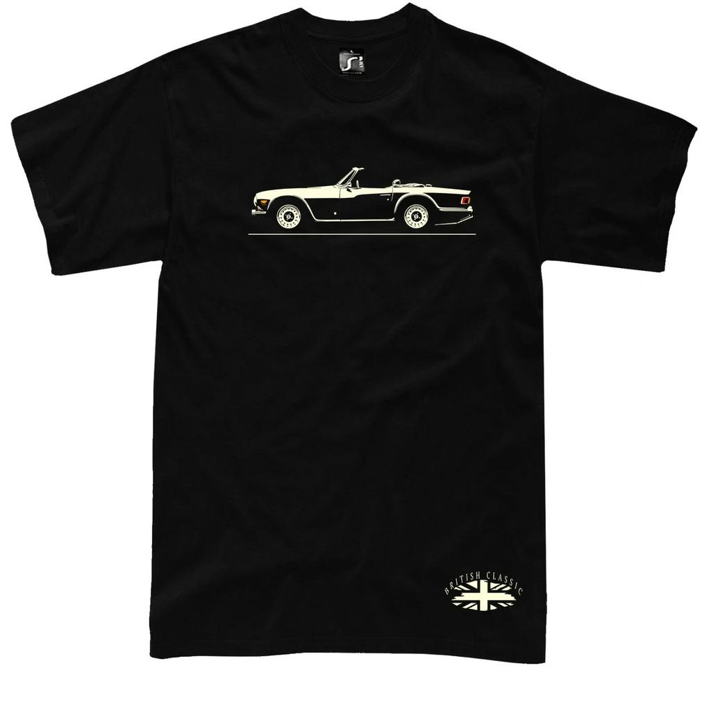 Triumph tr6 tshirt pi classic british roadster car
