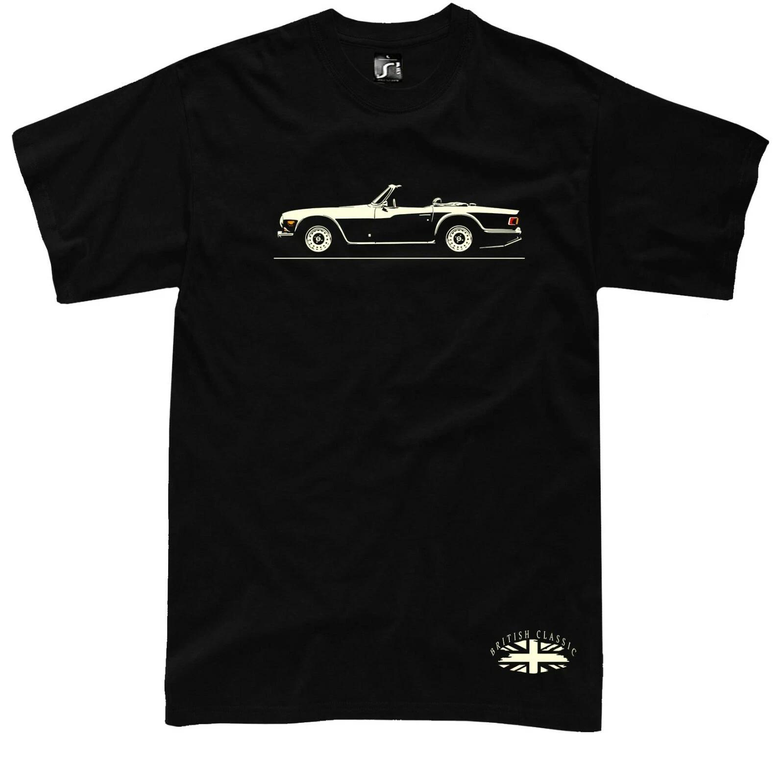 Triumph tr6 tshirt pi classic british roadster car XXL