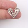 Glitter Rhinestone Heart-Shaped Brooch Pin, Minimalist Safety Pin For Cheongsam Dresses Cardigans Mini Corsage For Women