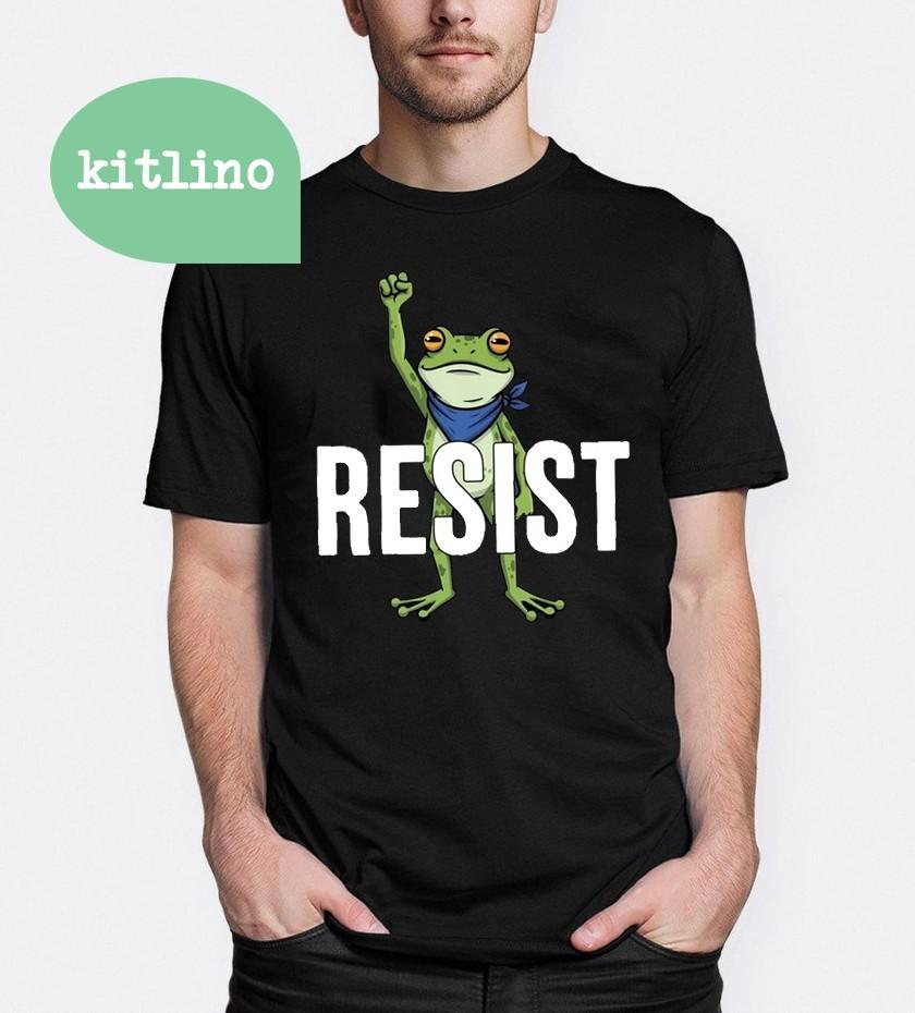 Resist Frog Free Portland Freedom Frog Unisex T-Shirt XXL