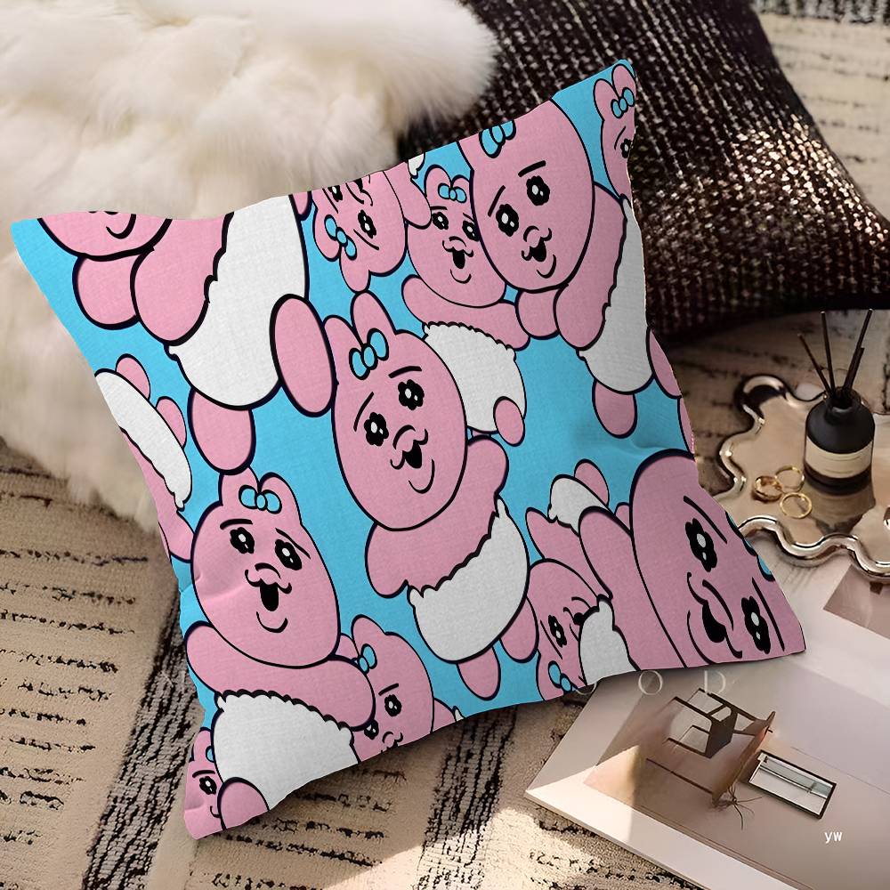 OOpanchu Cute Usagi Cushion Cover Decorative Pillow Sofa Home Decor Case Pillow Cases