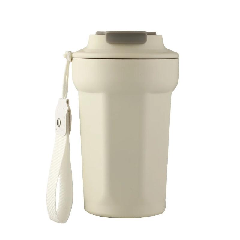 Insulated 316 Stainless Steel Octagonal Coffee Cup, Women'S Car Water Cup, Customizable For Travel