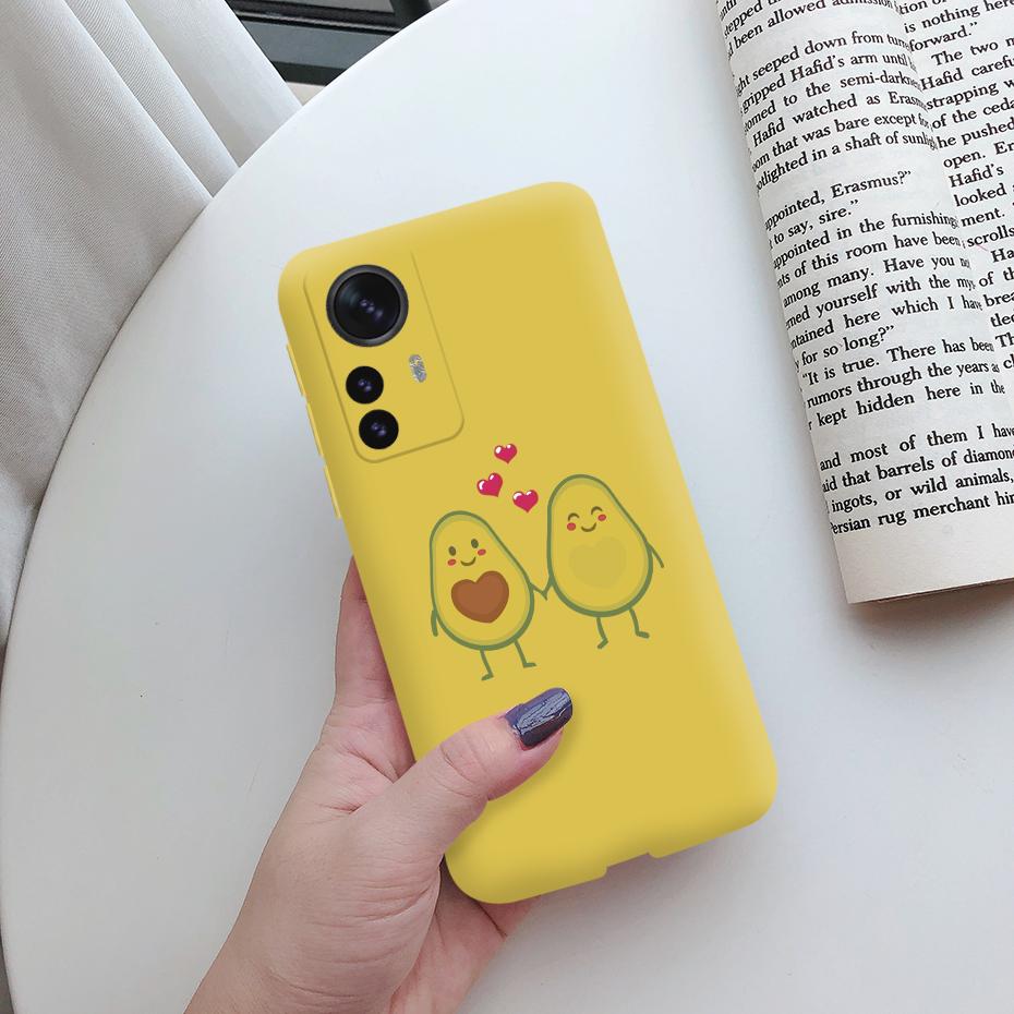 For Xiaomi 12 Pro 5G Case Cute Cartoon Painted Matte Silicon Soft Cover For Xiomi Xiaomi Mi12 Mi 12X 12 Pro Lite 5G Global Funda