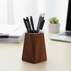 Smooth Surface Pen Container Polishing Design Desktop Pen Box Stationery Walnut Pen Holder  Office