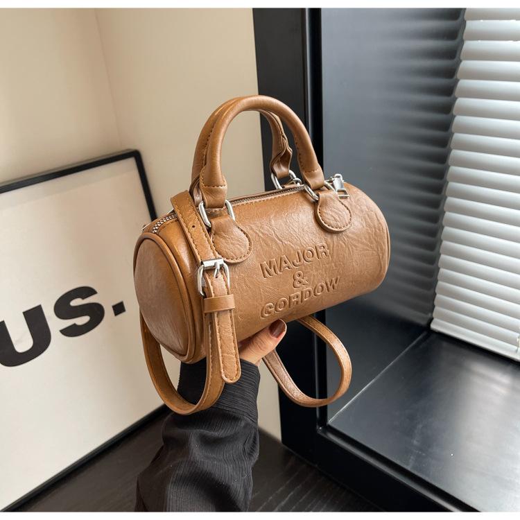 

Сумка-ведро в стиле ретро для женщин, модная сумка через плечо, маленькая дизайнерская сумочка хаки