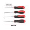 4pcs Long Car Pick and Hook Set Oil Seal Remover Tools for Seal Gasket Hoses O Ring