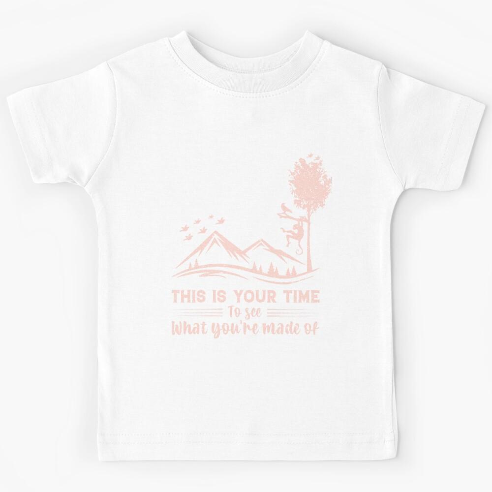 There is a monkey hanging in the tree Kids T-Shirt 120