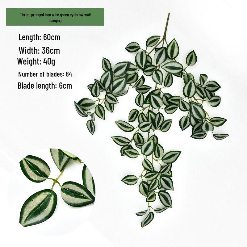 Artificial Hanging Vine Plant for Home Décor: Ideal for Living Room, Bedroom, Bathroom, Kitchen, Windowsill, Balcony, and Courtyard.