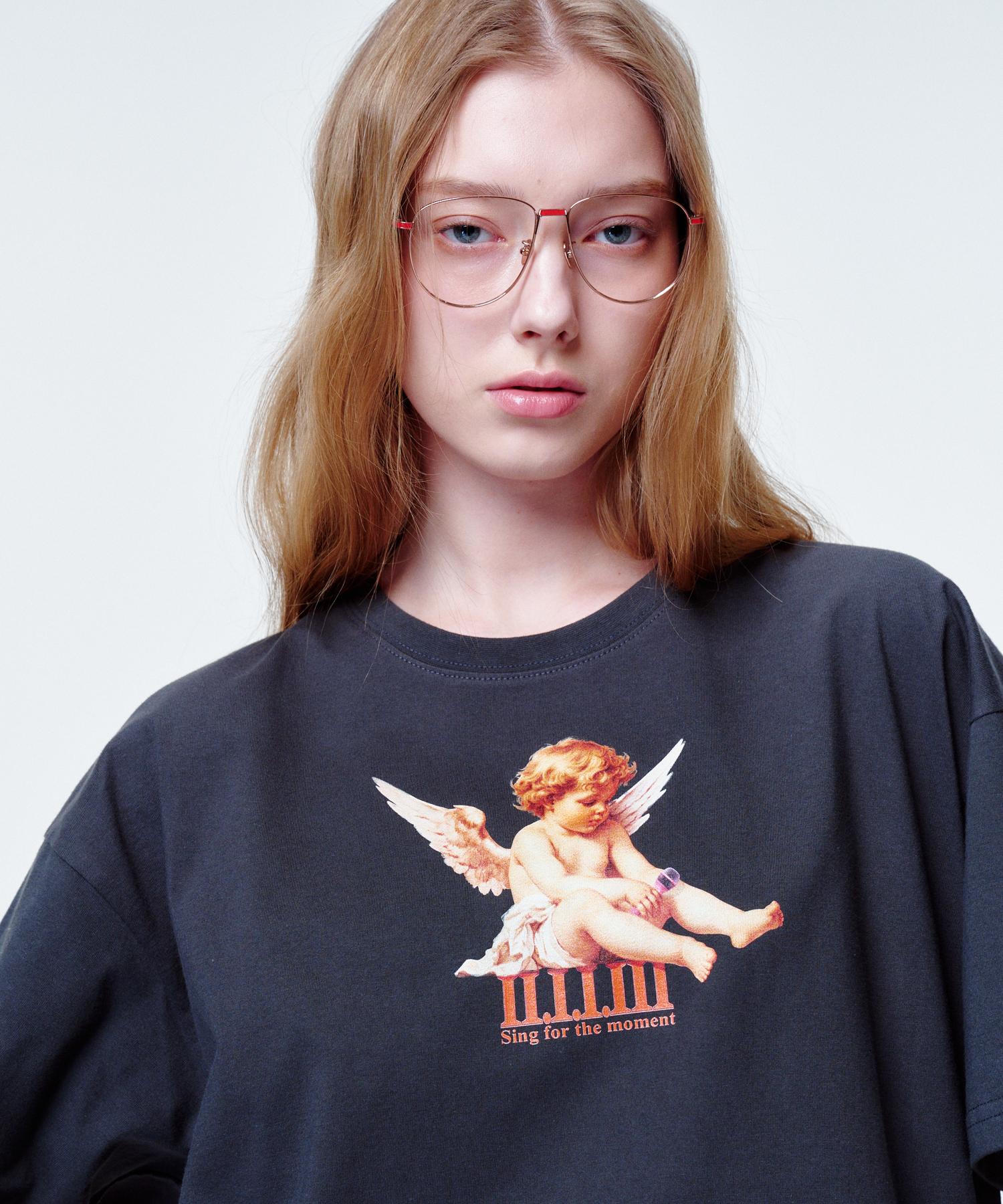 2113 Studio Loose Fit T-Shirt Sitting Angel Dark Grey