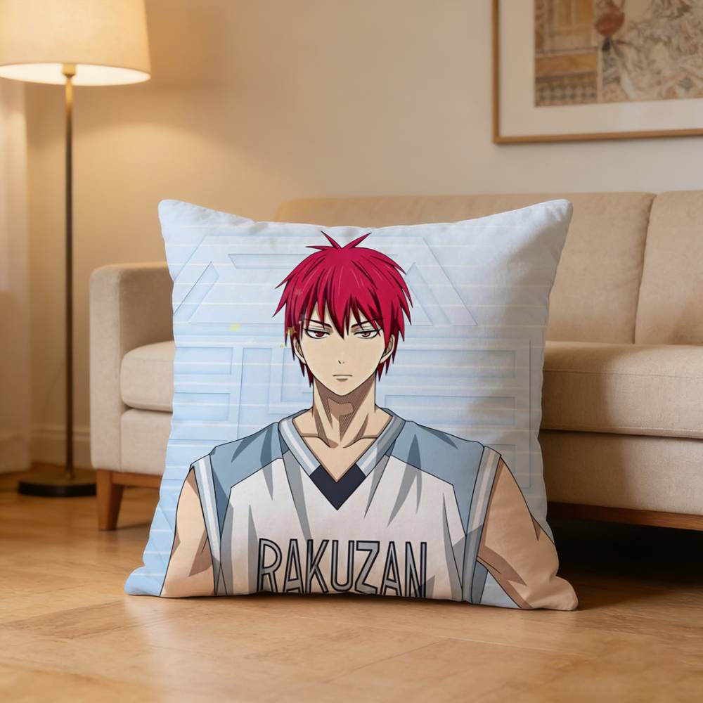 Anime KKurokos BBasketballS Pillow Case Pattern Printed Pillowcase For Living Room Sofa Cushion Cover