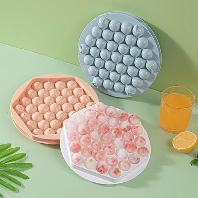 Colorful Round Ice Mould Ice Cube Tray Kitchen Plastic Ice Hockey Mold Food Grade Ice Cube Makers DIY Ice Cream Mould