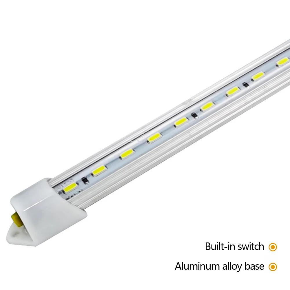 12-80V 24/36 LED Car Interior Light Lamp Strip Bar on/Off Switch for Van Lorry Truck Camper Caravan Camping RV Caravan