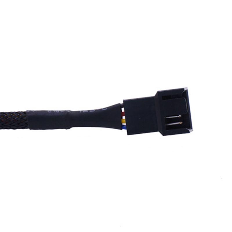 Copper 4Pin/3Pin Pwm Connector Computer Case Fan Extension Power Cable
