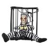 with Cage Halloween Talk Ghost Flashing Light Sound Doll  Haunted House Horror Party Props