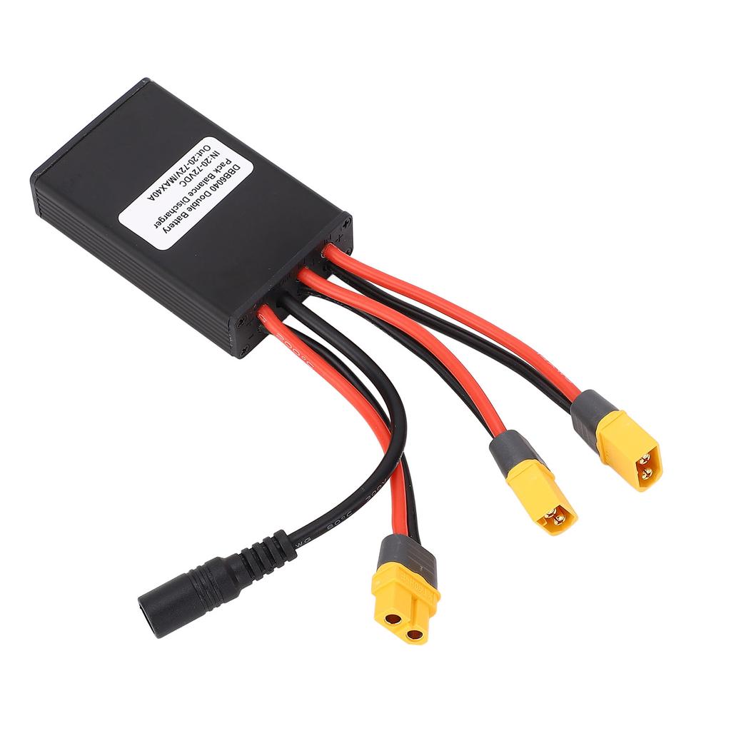 Dvojitý konvertor vybití baterie 40A Duální bateriový konektorový adaptér s nabíjecím kabelem pro