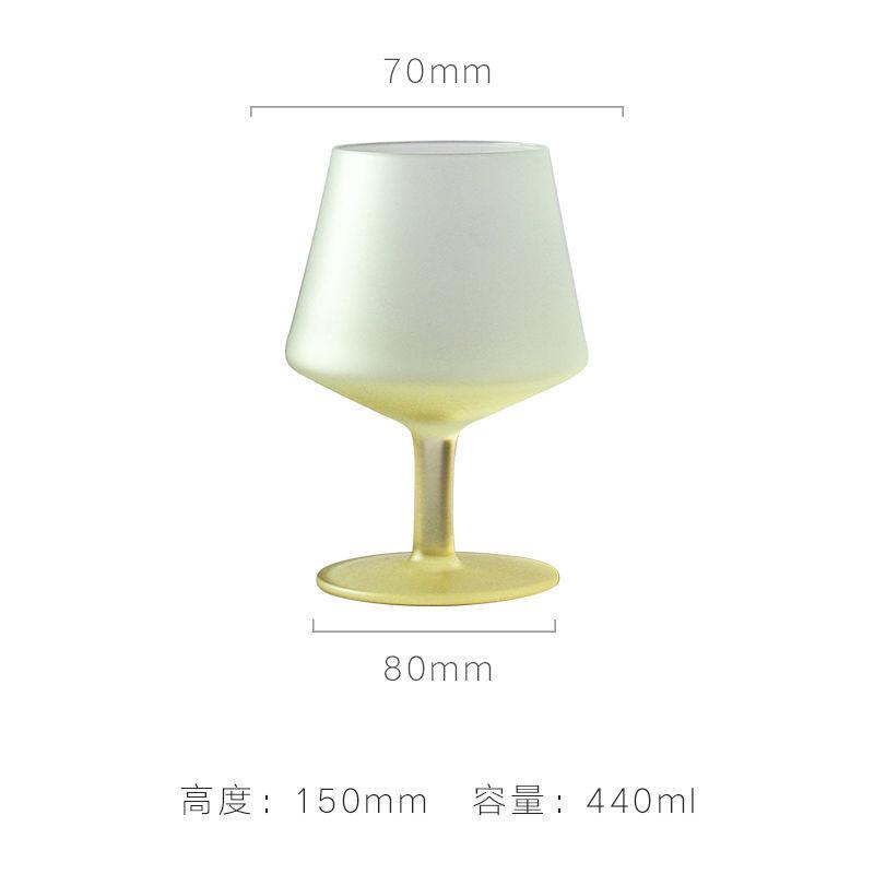 Candy Colored Crystal Glass Goblet KTV Dessert Cup Ice Cream Cup Milk Tea Cup Banquet Wine Glass Champagne Glass Cocktail Glass