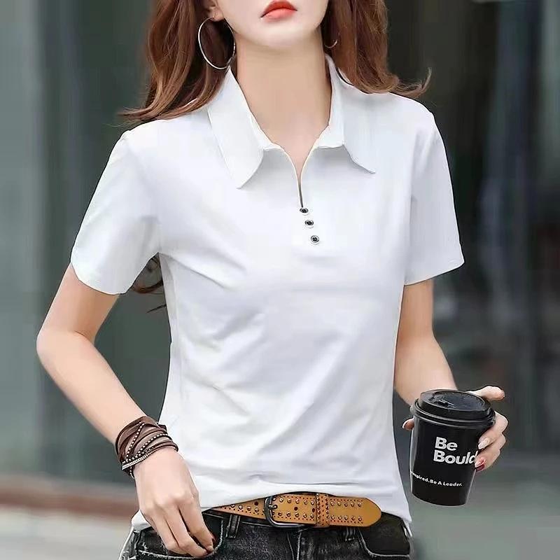 T-shirt Women's Short-sleeved Top Stylish Ladies' Half-sleeve T-shirt Comfortable Summer Casual Shirt