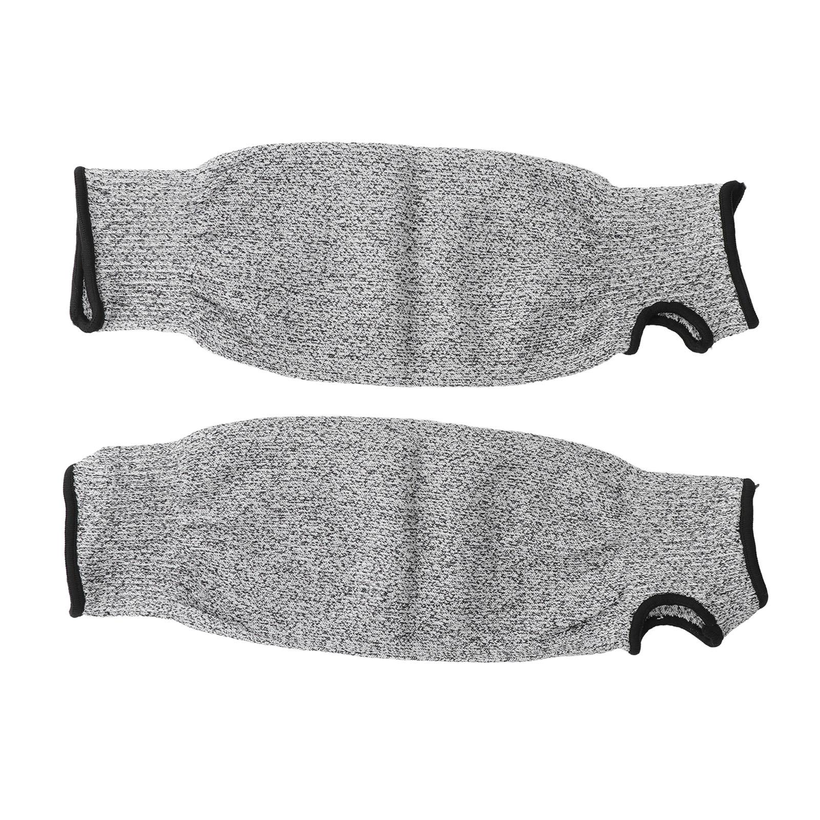 

Cut Resistant Arm Sleeves HPPE Protective Safety Arm Guard for Gardening Wood Carving 36cm