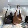 Niche soft leather tote bag large capacity women's versatile work commuter bag high sense simple fashion shoulder bag women