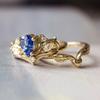European and American New Fashion Flower Shape Simple Luxury Personality Women's Ring