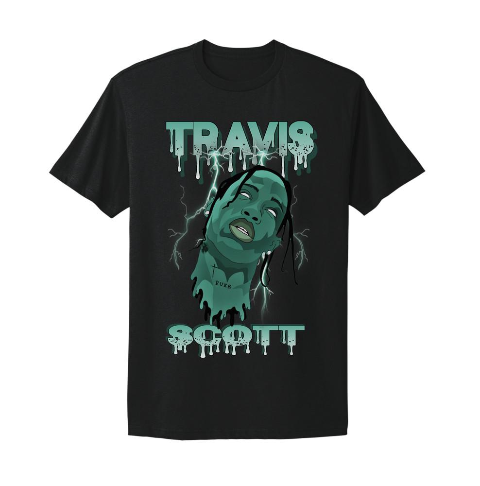 Трэвис Скотт Astroworld Cactus Jack Астрономическая Рэп Футболка Черная Футболка Унисекс Футболка XXXXL