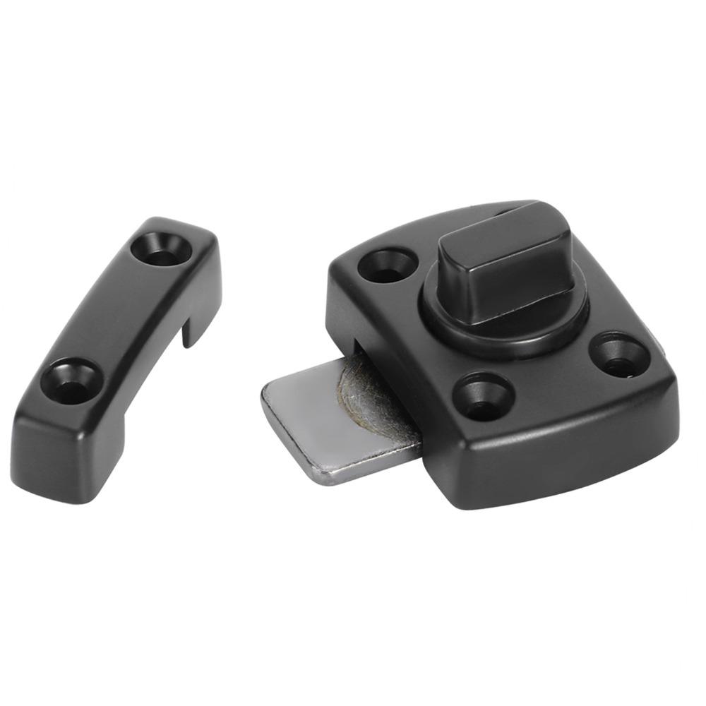 2set Zinc Alloy Rotate Bolt Latch With Screws Cabinet Bolt Latch Safety Door Latch  Cabinet
