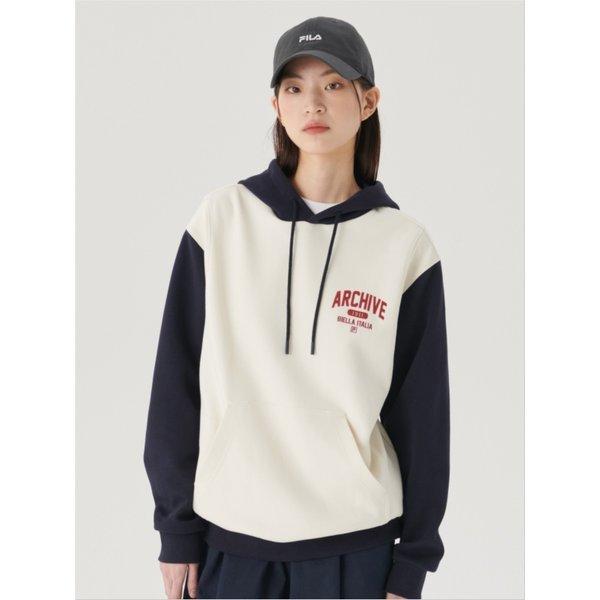 Fila Color Block Cotton Blend Hoodie Fs2pog1109x