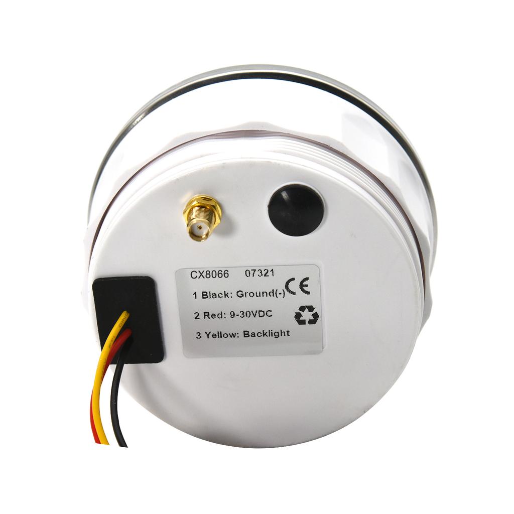 ZMFJH 85MM GPS Speedometer Gauge with GPS Antenna 0-220KMH,0-140MPH Speed Meter for Marine Boat Yacht Auto Car 12V24V