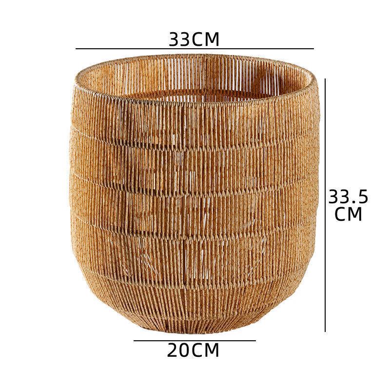 Handon Woven-Style Storage Basket with Handles