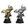 Elephant Resin Sculpture Home Decor Collectible Creative Elephant Decor Statue for Desktop Gift Desk Garden Decoration