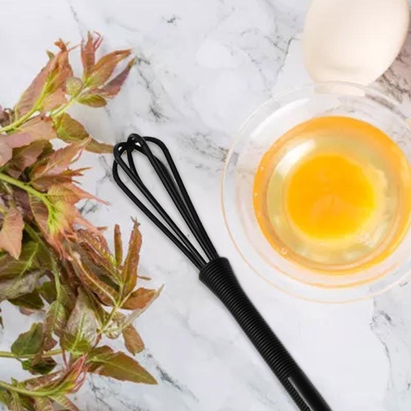 7'' Manual Egg Beater Kitchen Hand Mixer Milk Egg Whisk Utensils for Blending Whisking Beating Stirring Baking