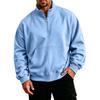 Sudadera para Hombre Tallas Grandes Ajuste Holgado Casual Manga Larga con Bolsillo para Otoño Invierno