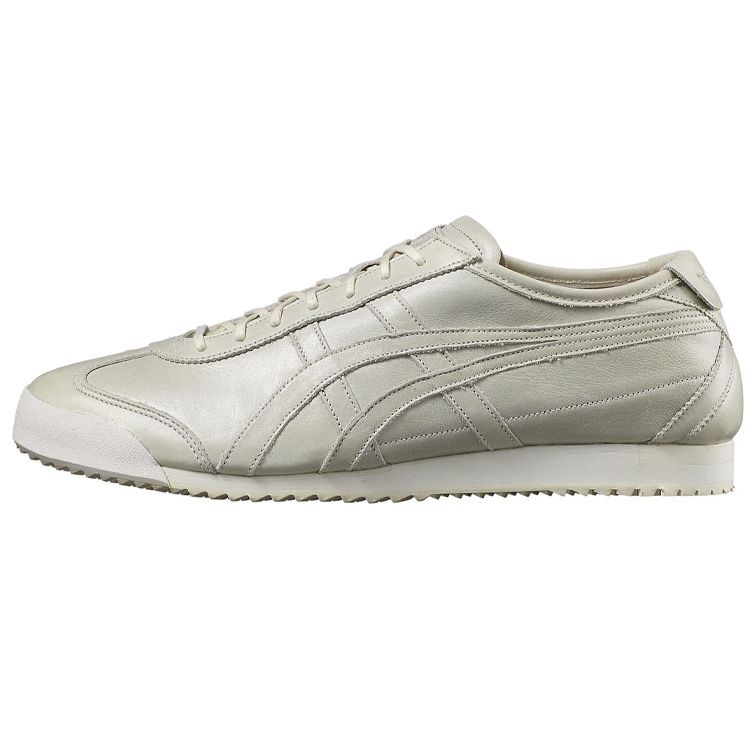 Onitsuka Tiger Mexico 66 Sd Ретро Спортивные Нескользящие Прочные Низкие Повседневные Кроссовки Унисекс Жемчужно-Серебристые D838L-0000 42