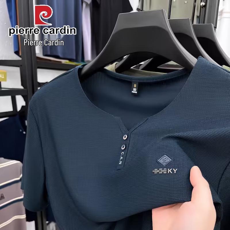 Pierre Cardin Men s Ice Silk V-Neck T-Shirt 54