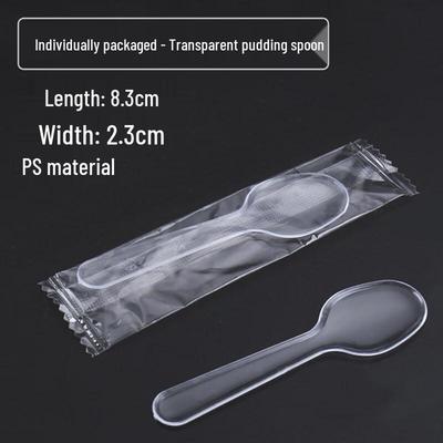 Lingurițe mini din plastic de unică folosință