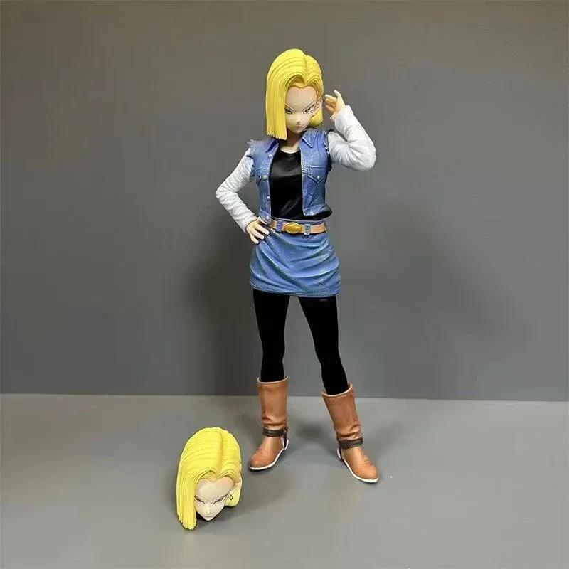 26CM Z Android 18 Anime Figure Action Figures Pvc Model Statue Collection Decoration Toys Ornaments Christmas Gifts
