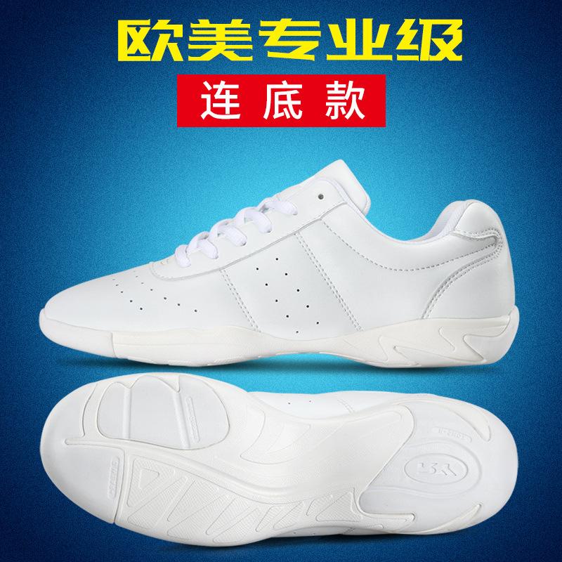 Neue Wettkampfschuhe Kinder-Aerobicschuhe Tanzschuhe mit weicher Sohle Square Dance Tanzschuhe Wettkampftraining Damen Cheerleading-Schuhe